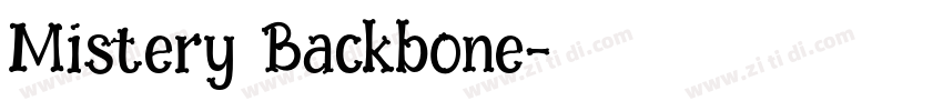 Mistery Backbone字体转换